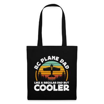 RC plane Dad like regular Dad but cooler - Tote Bag - black - Front