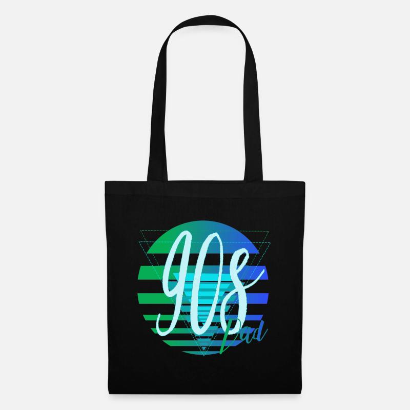 90s Dad – Cool Dad Retro Design - Tote Bag - black