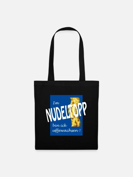 NUDELTOPP - Stoffbeutel - Schwarz