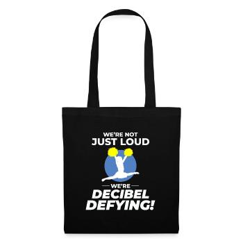 Pom-pom girl Cheerleading Girl Cheering Cheer Squad - Sac en tissu - noir - Devant