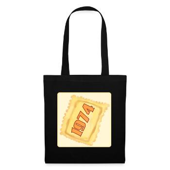52E ANNIVERSAIRE 1974 PÂTES - Sac en tissu - noir - Devant