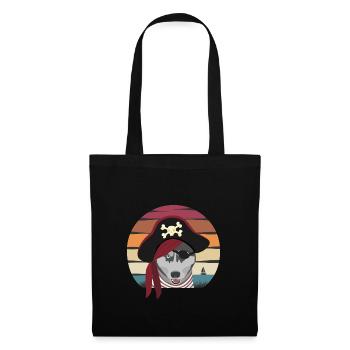 pirate dog - Tote Bag - black - Front