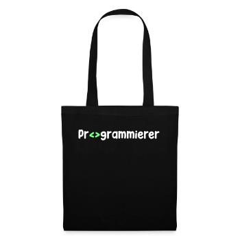Programmer, Geek, Scripting, Code, Nerd - Tote Bag - black - Front