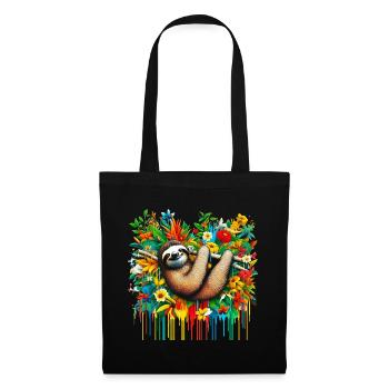 Paresse - Sac en tissu - noir - Devant