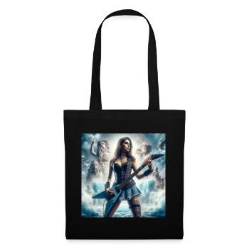 Guitarist with Poseidon - Tote Bag - black - Front