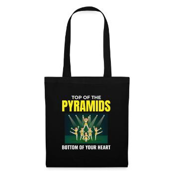 Cheerleader Cheerleading Girl Cheering Cheer Squad - Sac en tissu - noir - Devant