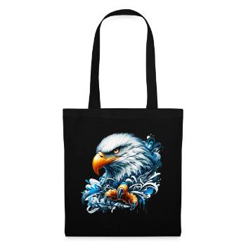 Aigle - Sac en tissu - noir - Devant