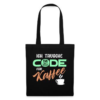 Code Developer Statement Programmer Computer - Tote Bag - black - Front