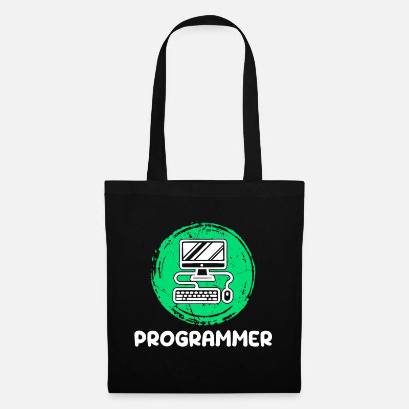 Développeur informatique Programmeur Geek informatique - Sac en tissu - noir