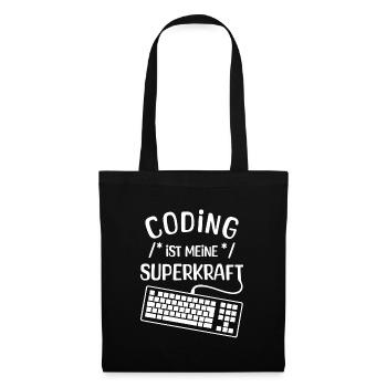Code Scripting Statement Computergeek Developer - Tote Bag - black - Front