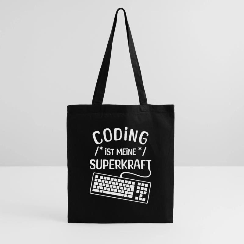 Code Skripting Statement Computerfreak Developer Stoffbeutel