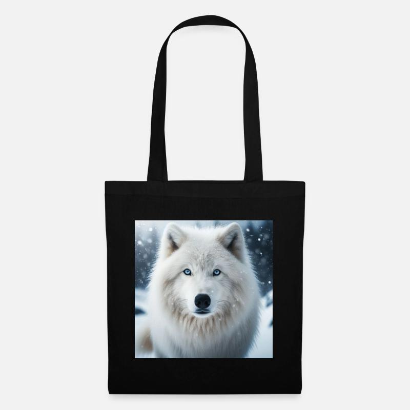 Loup arctique - Sac en tissu - noir