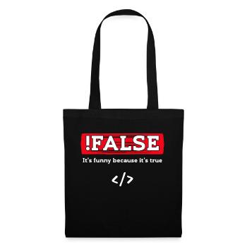 Debug Scripting Statement Developer Code Nerd - Tote Bag - black - Front