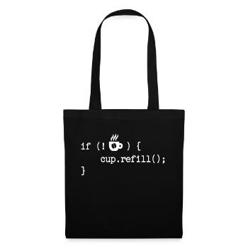 Debug Programmer Coden Developer Computergeek - Tote Bag - black - Front