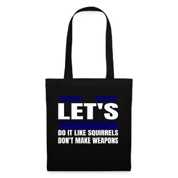 contre-culture présent geek blagues impressionnant fierté - Sac en tissu - noir - Devant