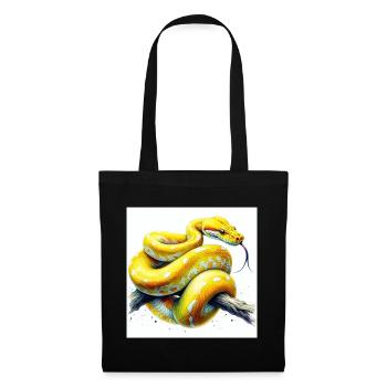 Yellow python - Tote Bag - black - Front