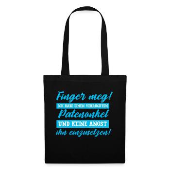 Funny Godfather Christening Baby Sayings Gift Godfather - Tote Bag - black - Front