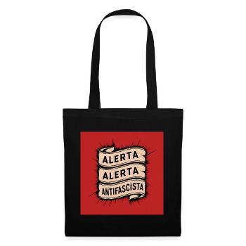 Alerta Antifasciste - Sac en tissu - noir - Devant
