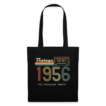 1956 Original 1956 Vintage Vintage rétro anniversa - Sac en tissu - noir - Devant