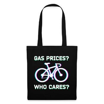 Bicycle Statement Stockage d’énergie Ravitaillement en essence - Sac en tissu - noir - Devant