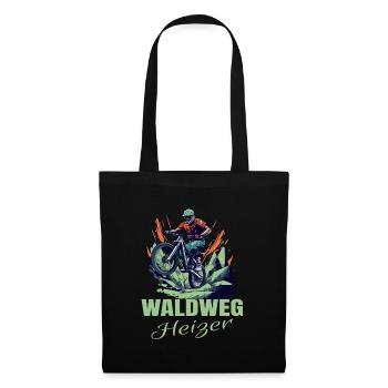 MTB: Waldweg Heizer - Stoffbeutel - Schwarz - Vorne