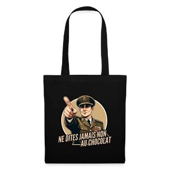 Never say no to chocolate - Tote Bag - black - Front