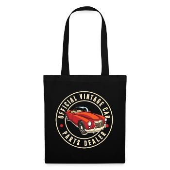 Official Vintage Car Parts Dealer Classic Hot Rod - Tote Bag - black - Front