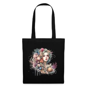 Fantastic, Mermaid, Artwork, Colorful, - Tote Bag - black - Front
