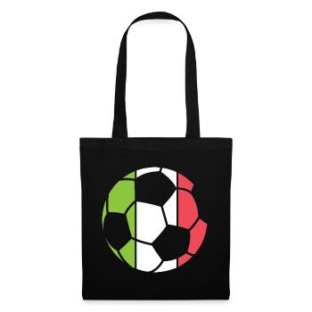 Icône du logo du vainqueur du tournoi du symbole de la boule de l’équipe d’Italie - Sac en tissu - noir - Devant