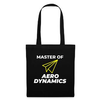 Aerospace Engineer Flight Mechanics Paper Plane - Tote Bag - black - Front