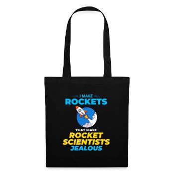 Aerospace Engineer Astronautical Rocket Scientist - Tote Bag - black - Front