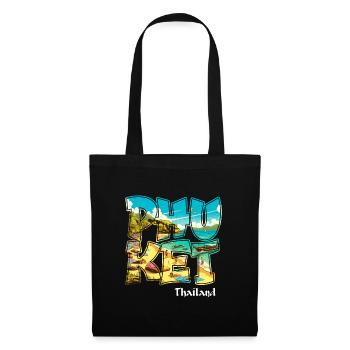 Phuket Thailand beach vacation design - Tote Bag - black - Front