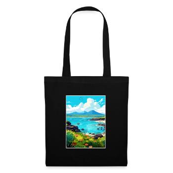 Galapagosinseln Ecuador Vintage Reiseposter - Stoffbeutel - Schwarz - Vorne