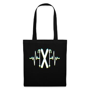 Ski Sports d’hiver Snowboard Biathlon Neige - Sac en tissu - noir - Devant