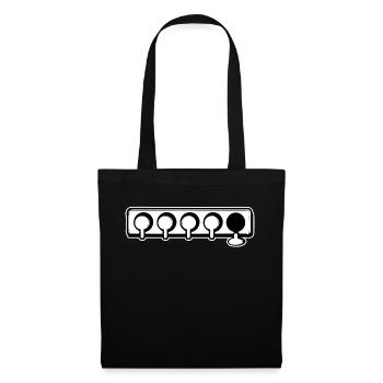 Ski holiday Snow Cold Ice Winter sports Winter season - Tote Bag - black - Front