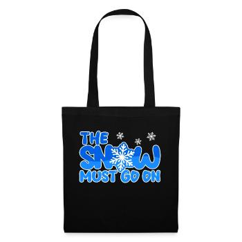 Sports d’hiver Neige Hiver Ski - Sac en tissu - noir - Devant