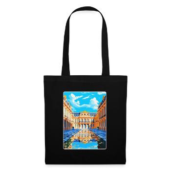Versailles Palace France Vintage Travel Poster WPA - Tote Bag - black - Front