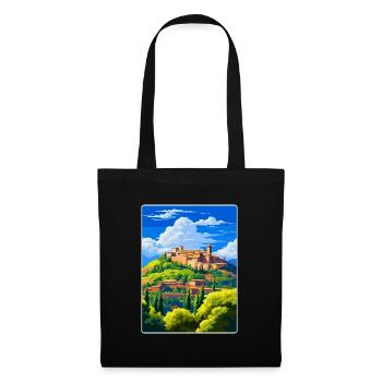 Alhambra Spain Vintage Travel Poster Souvenir WPA - Tote Bag - black - Front