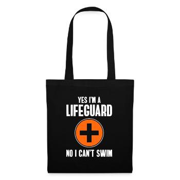 Lifeguard Outdoor pool Sea water sports - Tote Bag - black - Front