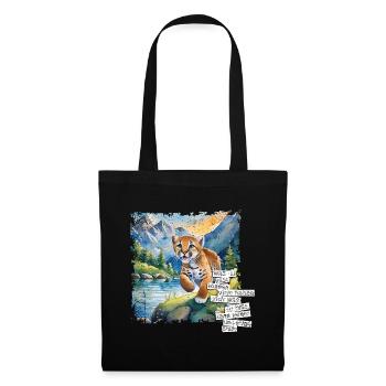 What you have, many can have | POSTER TIGER Image - Tote Bag - black - Front