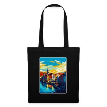 Bilbao Spain Vintage Travel Poster WPA Souvenir - Tote Bag - black - Front
