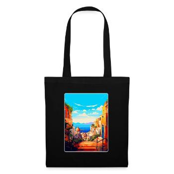 Naples Italy Vintage Travel Poster WPA Souvenir - Tote Bag - black - Front