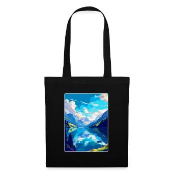 Lake Lucerne Switzerland Vintage Travel Poster WPA - Tote Bag - black - Front