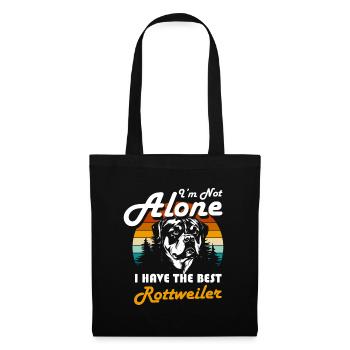 Chien Chien Chien Amour - Sac en tissu - noir - Devant