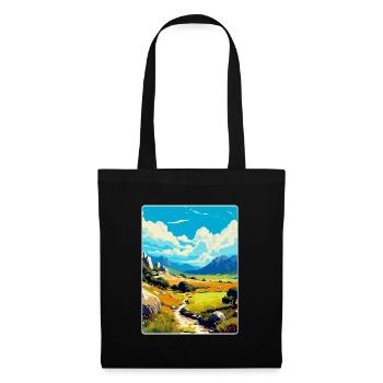 Nördlicher Velebit Kroatien Vintage Reiseplakat WPA - Stoffbeutel - Schwarz - Vorne