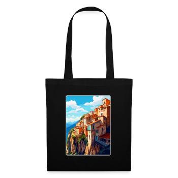 Cuenca Spain Vintage Travel Poster WPA Souvenir - Tote Bag - black - Front