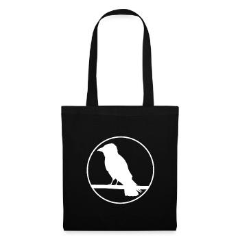 Crow on a branch - Tote Bag - black - Front