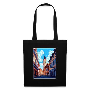 Weimar Germany Vintage Travel Poster Souvenir WPA - Tote Bag - black - Front