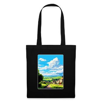 Grassington England Uk Travel Poster Souvenir WPA - Tote Bag - black - Front