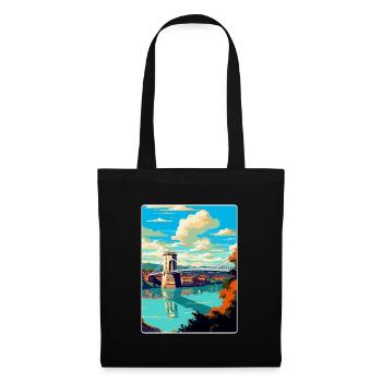 Bristol England Uk Vintage Travel Poster Souvenir - Tote Bag - black - Front